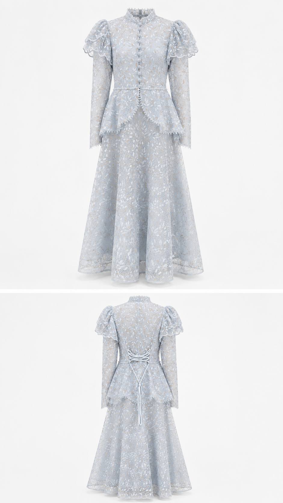 Roskosh Celeste Lace Two-Piece Set